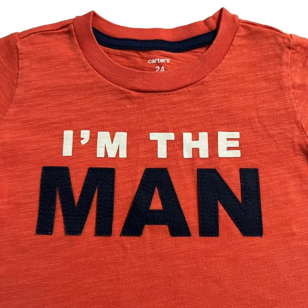 Carter's 24m I'm The Man Appliqué Tee Shirt